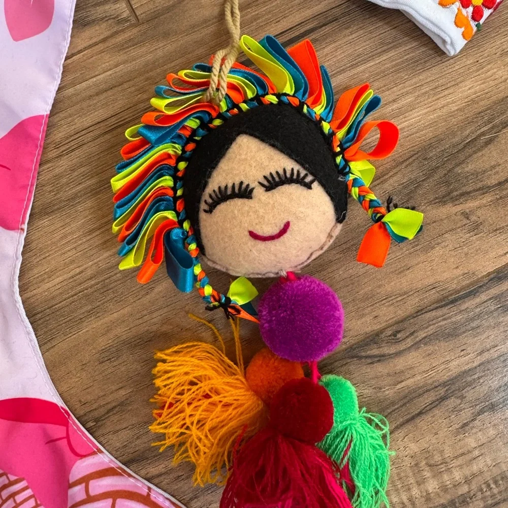 Playful Pink Apron with concha’s and other fun goodies! - Picture 3 of 5